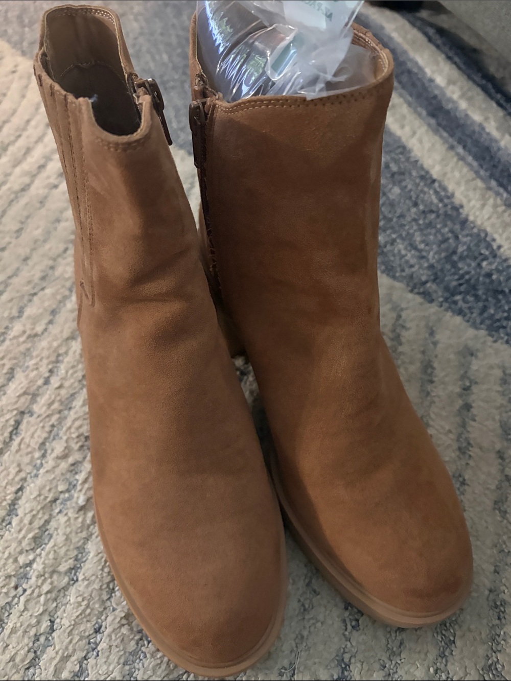 Target Women's Chestnut Suede Ankle Booties